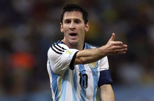 Lionel Messi im argentinischen Trikot. Foto: dpa