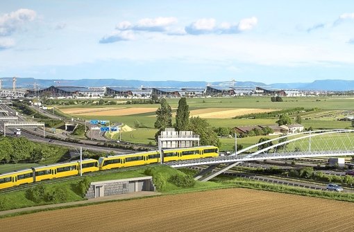 Der Brückenschlag der U 6 vom Fasanenhof zur Landesmesse ist eines der letzten großen Ausbauvorhaben der SSB Foto: sbp