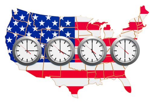 Die unterschiedlichen Zeitzonen der USA sorgen bei dem einen oder anderen für Verwirrung.