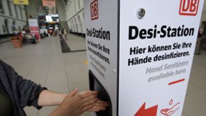 Die Deutsche Bahn hilft bei der Eindämmung des Coronavirus. Foto: dpa/Robert Michael