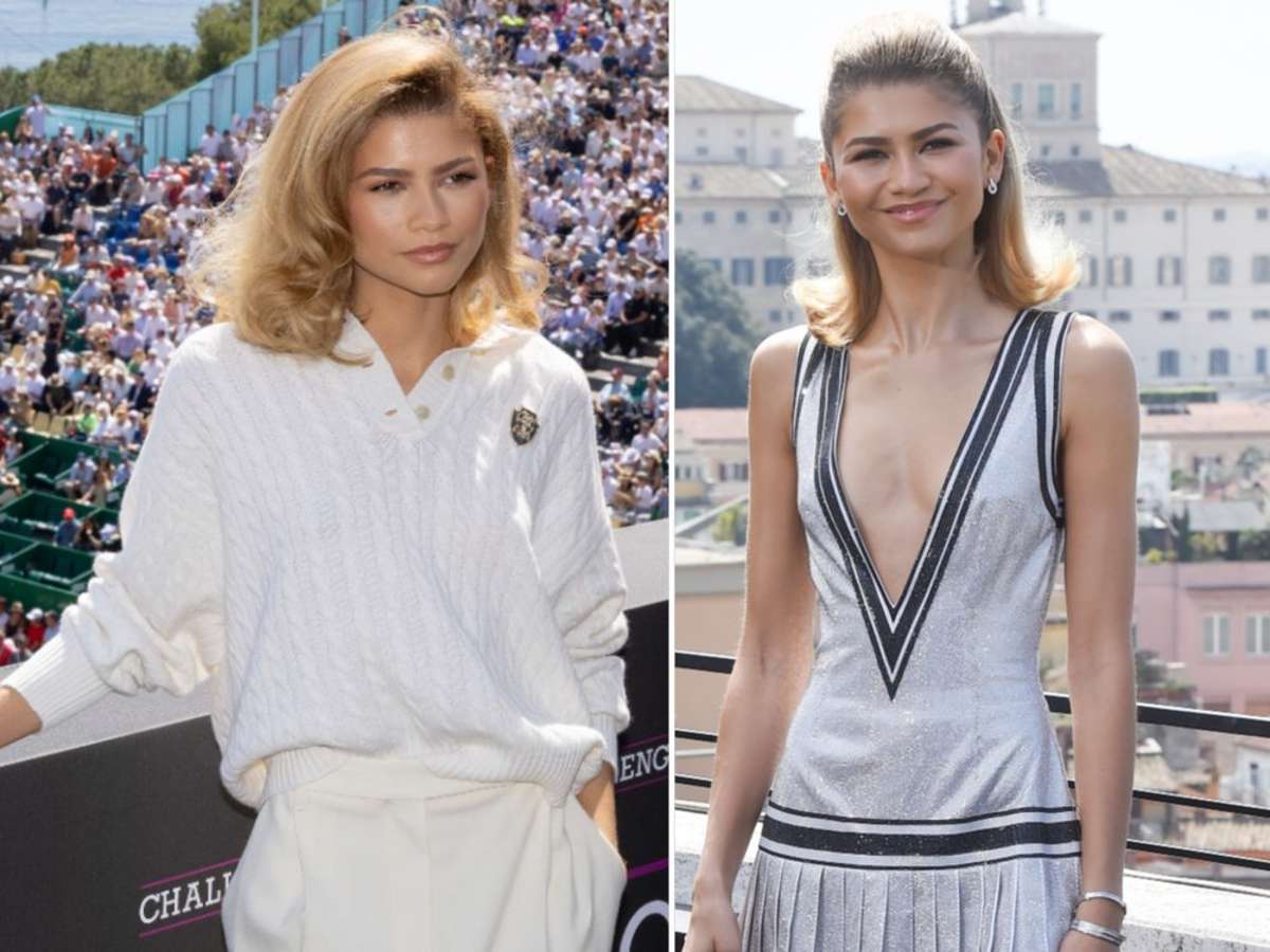 Zendaya glänzte sowohl in Monaco (li.) als auch in Rom (re.) mit ihren stylischen Tennis-Looks.
