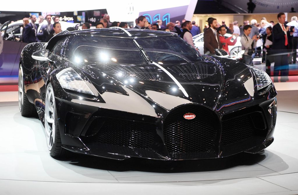 Bugatti stellte beim Genfer Autosalon „La Voiture Noire“ vor – einen mehrere Millionen Euro teuren Luxuswagen.