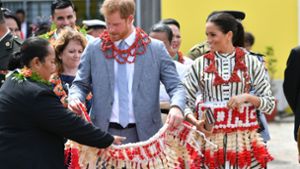 Prinz Harry und Herzogin Meghan haben in Tonga zwei Waldschutzgebiete eingeweiht. Foto: Getty Images AsiaPac