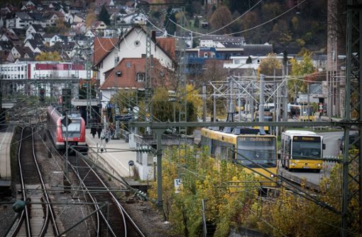 Bisher enden die Stadtbahnlinien am Vaihinger Bahnhof. Foto: Lichtgut/Achim Zweygarth
