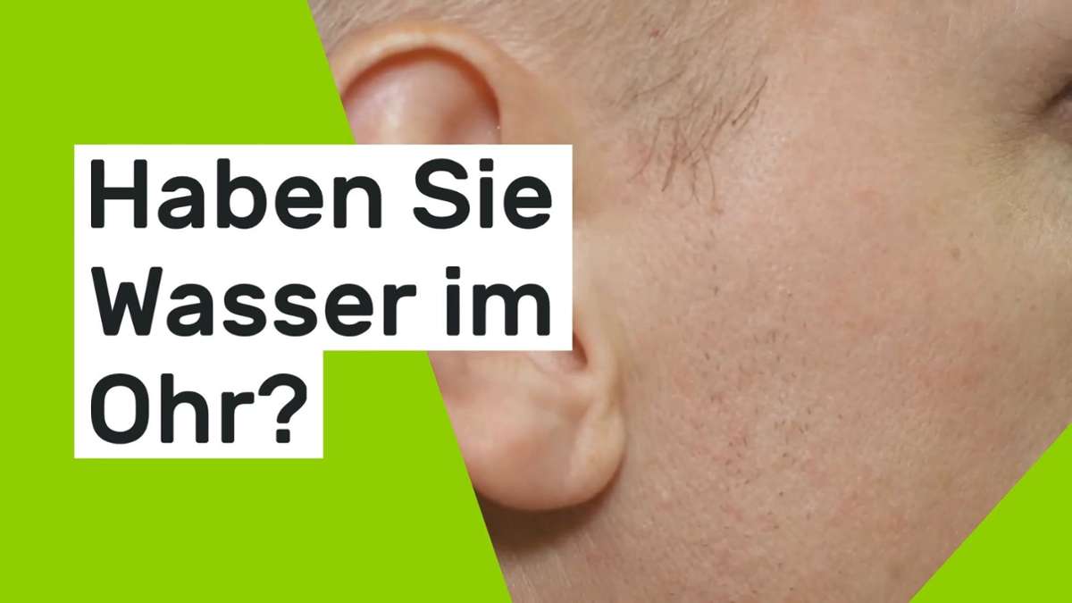 So entfernen Sie Wasser aus den Ohren