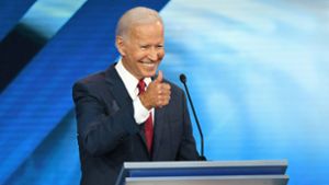 Uncle Joe, der Geschichtenerzähler: In den USA ist der Demokrat Biden dafür bekannt, dass die Anekdoten nur so aus ihm sprudeln – auch im aktuellen Wahlkampf. Foto: AFP/Robyn Beck