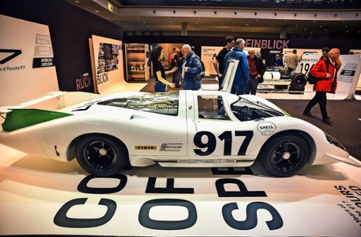 Auf der Retro Classics ist der Porsche 917 nach fünf Jahrzehnten wieder in seinem Ur-Zustand zu sehen. Foto: Lichtgut/Max Kovalenko