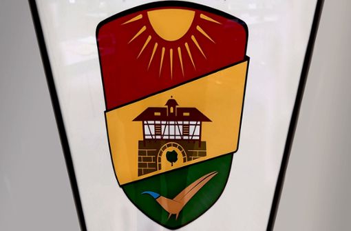 Das neue Wappen spiegelt die drei Stadtteile wider, welche den Stadtbezirk Möhringen bilden. Foto: Alexandra Kratz