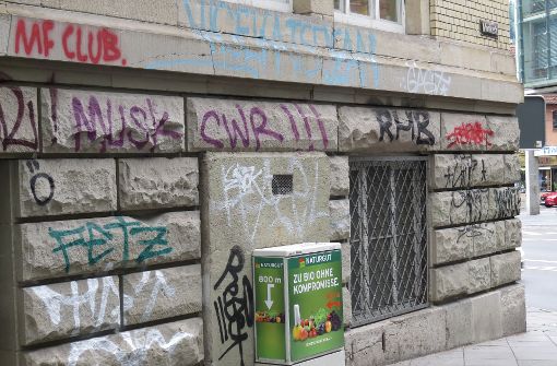Graffiti-Spryer werden in Ludwigsburg auf frischer Tat ertrappt. Foto: Sibylle Netz