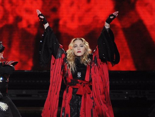 Madonna bei einem ihrer Auftritte. Foto: yakub88/Shutterstock