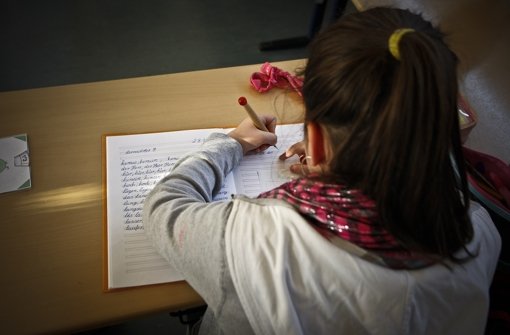 Hausaufgabenzeit in der Carl-Benz-Schule Foto: Peter Petsch