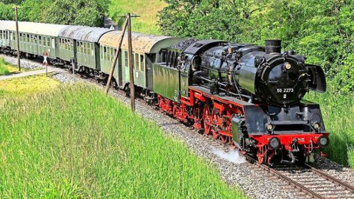 Reise in die Vergangenheit: Mit der Dampflok 50 2273 nach Nördlingen