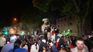 In Fellbach feierten die Fans ausgelassen. Foto: Andreas Rosar Fotoagentur-Stuttg