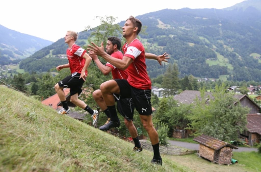 Fit machen im Montafon: Der VfB will in Schruns die Basis für eine erfolgreiche Saison legen