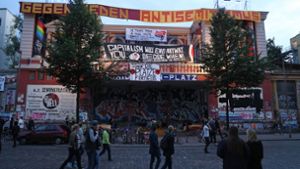 Innenexperten der Union fordern eine Räumung des linksautonomen Zentrums Rote Flora im Hamburger Schanzenviertel. Foto: Getty Images Europe