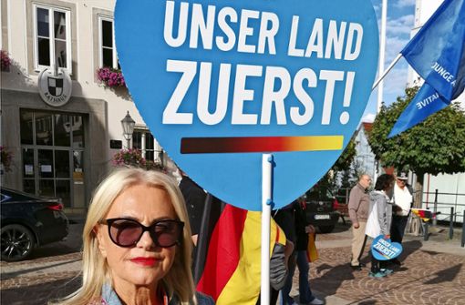 Cornelia Moser in Hechingen wählt die AfD. Foto: Gottschalk/cgo