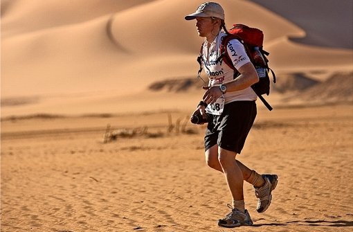 Joey Kelly ist auch bei ultralangen Wüstenläufen Foto: privat
