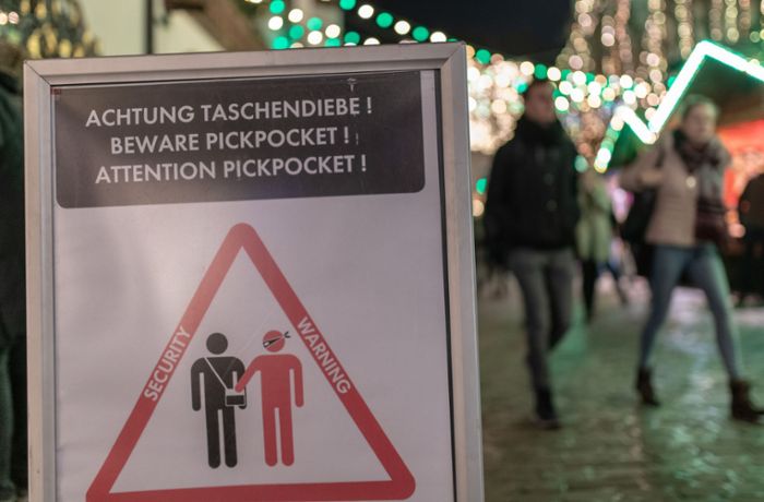 Weihnachtsmarkt Stuttgart: Das sind die Tricks der Taschendiebe