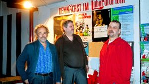 Die Vorstände Rolf Graser (links), Loenhard Lambrecht (Mitte) und Roland Maier sind die Macher des Laboratoriums. Foto: Horst Rudel