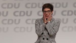 Die CDU-Vorsitzende Annegret Kramp-Karrenbauer wird auf ihrem Weg zur Kanzlerschaft nicht auf die Mithilfe der SPD rechnen können. Foto: dpa