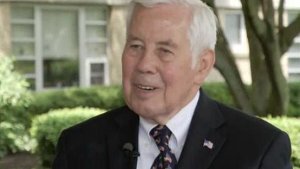Der 80-jährige Senator Lugar hat immer wieder über die Parteigrenzen hinweg mit den Demokraten zusammengearbeitet. Foto: Spang