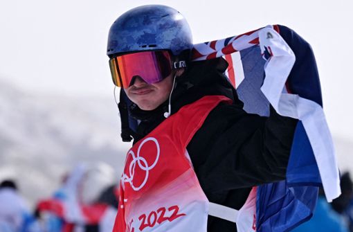 Nico Porteous schnappte sich beim Ski Freestyle die Goldmedaille. Foto: AFP/BEN STANSALL