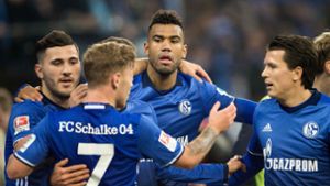 FC Schalke 04 hat im Spiel gegen Darmstadt den Anschluss ans Tabellen-Mittelfeld geschafft. Foto: AFP