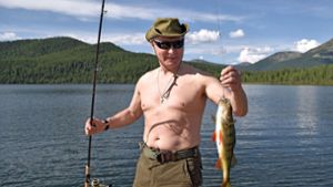 Oben ohne: Putin macht den Macho in Sibirien. Foto: POOL SPUTNIK KREMLIN/AP