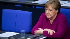 Angela Merkel will angeblich eine Obergrenze für Neu-Infektionen. Foto: dpa/Bernd von Jutrczenka
