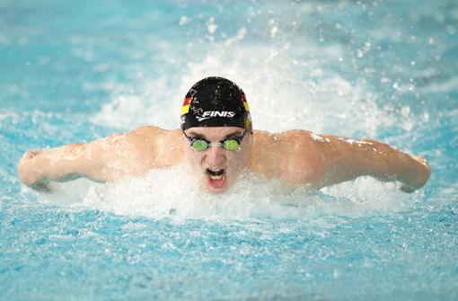 Ramon Klenz aus Deutschland schwamm bei der Schwimm-EM in Glasgow 200 Meter Schmetterling. (Archivbild) Foto: dpa/Ian Rutherford