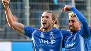 Mijo Tunjic führt die Stuttgarter Kickers zum Derbysieg