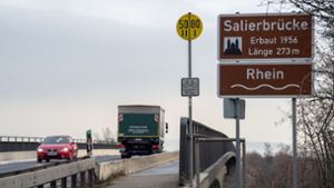 Salierbrücke bei Speyer bleibt ein Jahr länger gesperrt