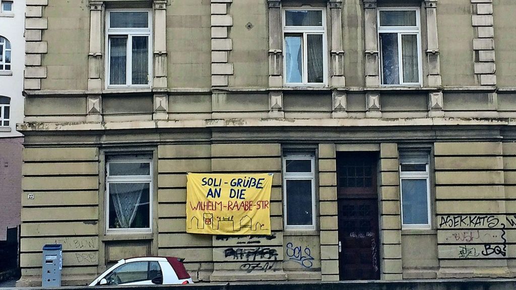 Besetzte Wohnungen: Hausbesetzung in Heslach: Linke Extremisten mischen mit