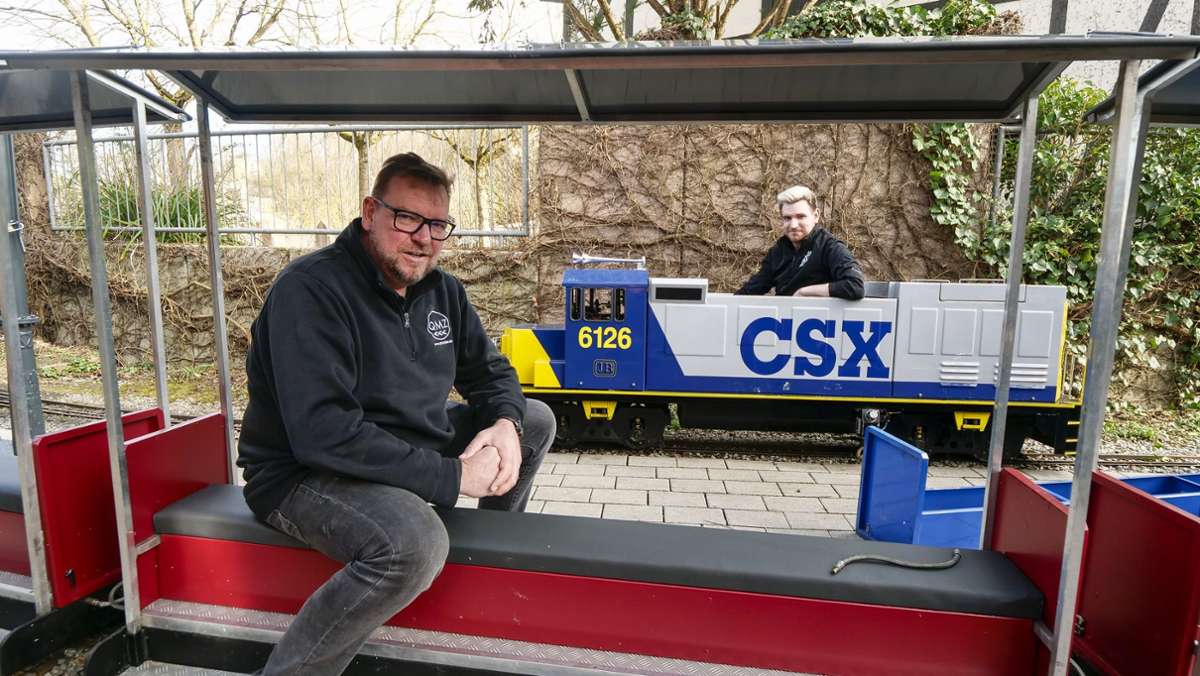 Hilfsaktion in Ludwigsburg: Betreiber des Blübähnle unterstützt Bau der Jagsttalbahn