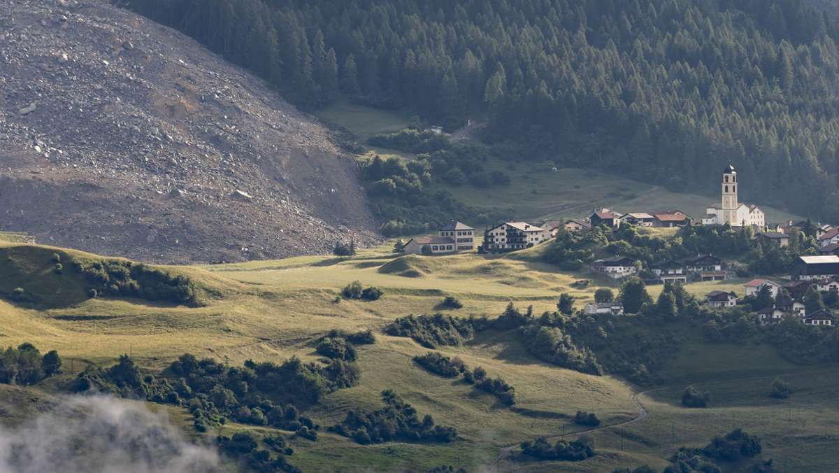 Brienz: Riesige Felsmassen verfehlen nur knapp Schweizer Bergdorf