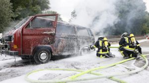 Die Murrer Feuerwehr löschte den Brand. Foto: KS.Images/Karsten Schmalz