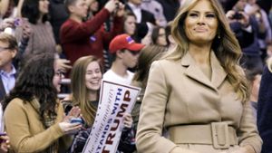 Charme-Attacke: Melania Trump macht Wahlkampf für ihren Mann. Foto: AP
