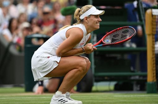 Angelique Kerber steht im Halbfinale von Wimbledon. Foto: AFP/GLYN KIRK