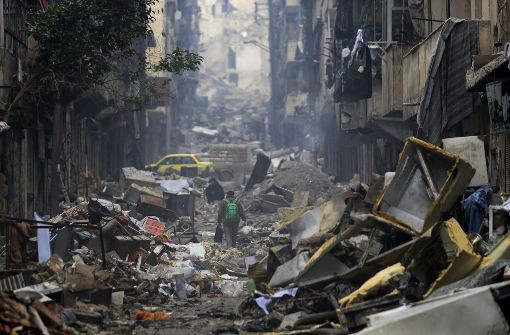 Aleppo ist mittlerweile in der Hand des syrischen Regimes. Foto: AP