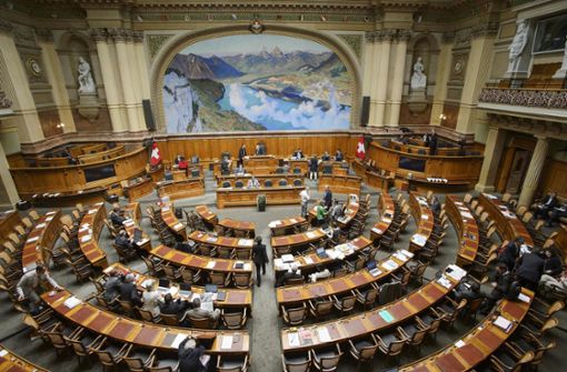 Im Schweizer Parlament ist die Christlich-demokratische Volkspartei (CVP) zur Zeit mit 25 Foto: Parlamentsdienste 3003 Bern