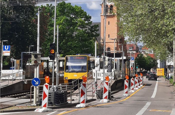 Ärger in Fellbach über Sperrung in Bad Cannstatt: Weitere Baustelle beeinträchtigt den Verkehr