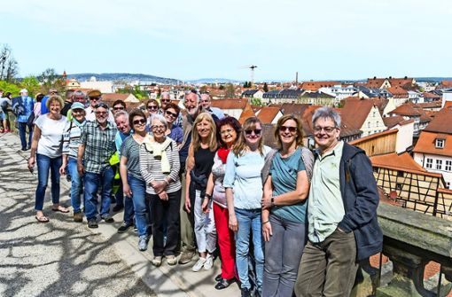 Die Gruppe hat die wunderschöne Stadt an der Regnitz erkundet Foto: MAG