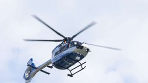 Polizei fahndet mit Hubschrauber nach Dieb