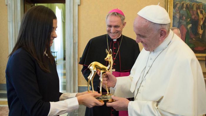 Papst Franziskus bekommt einen Bambi