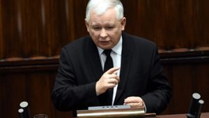 Jaroslaw Kaczynski führt die polnische Regierungspartei PiS Foto: dpa