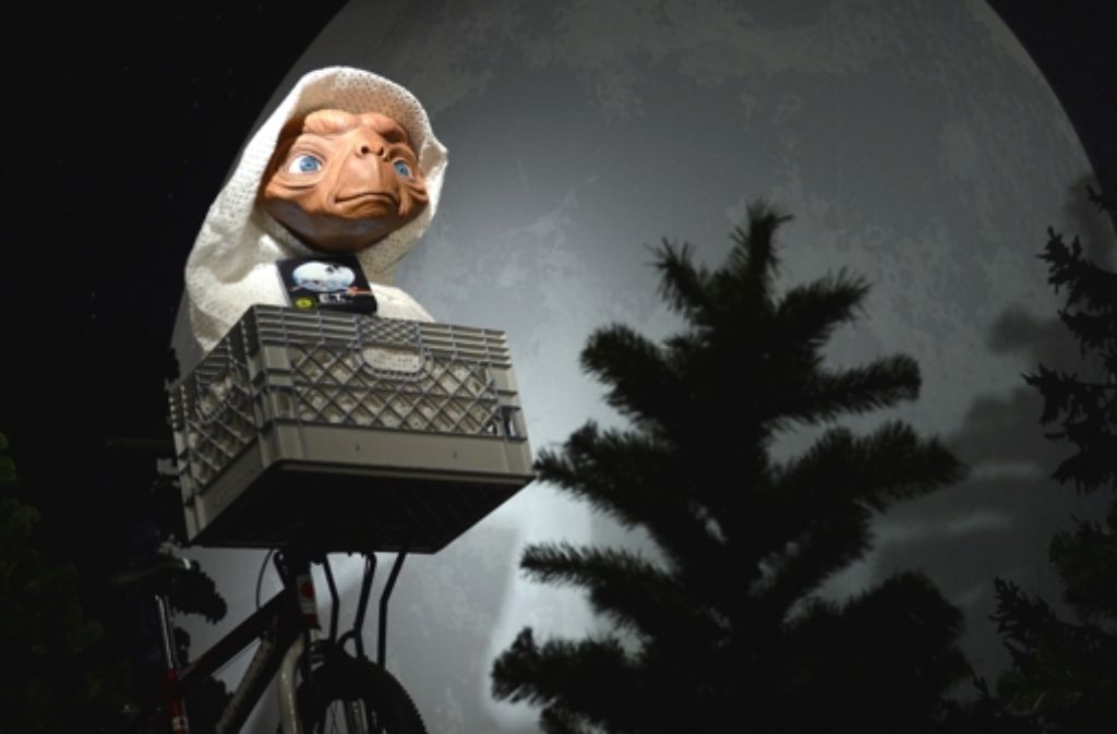 Sehen so Aliens aus?  E.T., der Held aus „E.T. – Der Außerirdische“ (1982),  als Wachsfigur  bei Madame Tussauds in Berlin Foto: dpa