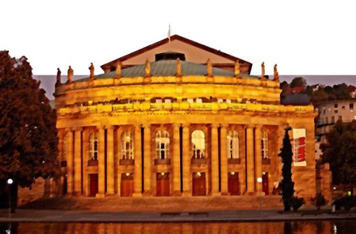 Außen hui, innen stark verbesserungsbedürftig: das Opernhaus in Stuttgart am Eckensee Foto: A. T. Schaefer