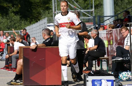 Holger Badstuber kann in der Partie beim FC Schalke 04 nicht für den VfB Stuttgart auflaufen. Foto: Pressefoto Baumann