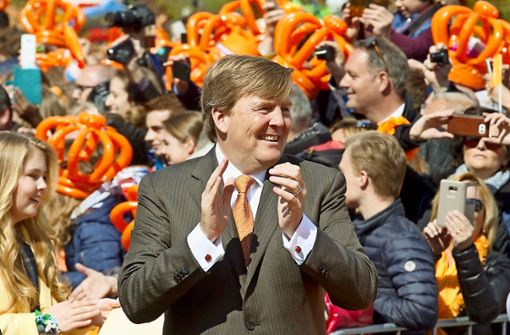König Willem-Alexander: Sein Geburtstag am 27. April ist gleichzeitig Nationalfeiertag der Niederland. Foto: dpa/Peter Dejong