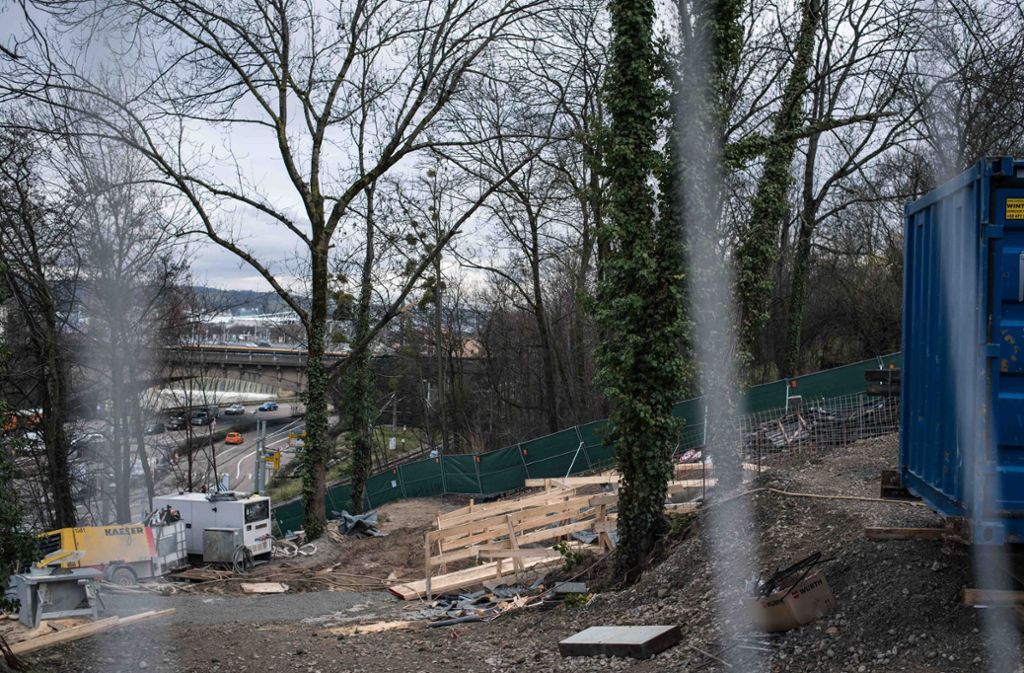 Die Bäume und Sträucher am Neckarhang sollen für Stuttgart 21 weichen, denn hier kommen zwei Tunnel ans Tageslicht. Foto: Lichtgut/Max Kovalenko